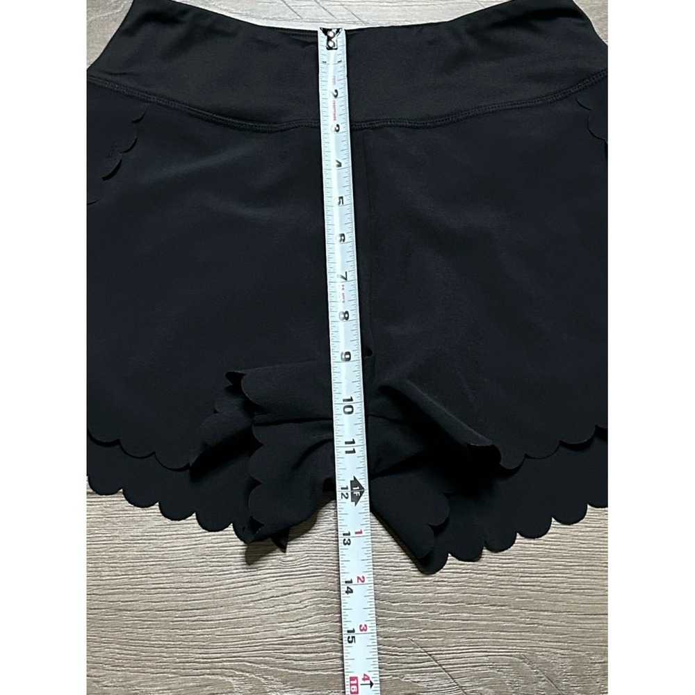Tuckernuck Tnuck Black Scallop Performance Jersey Marisa Shorts Size XS - Picture 11 of 12